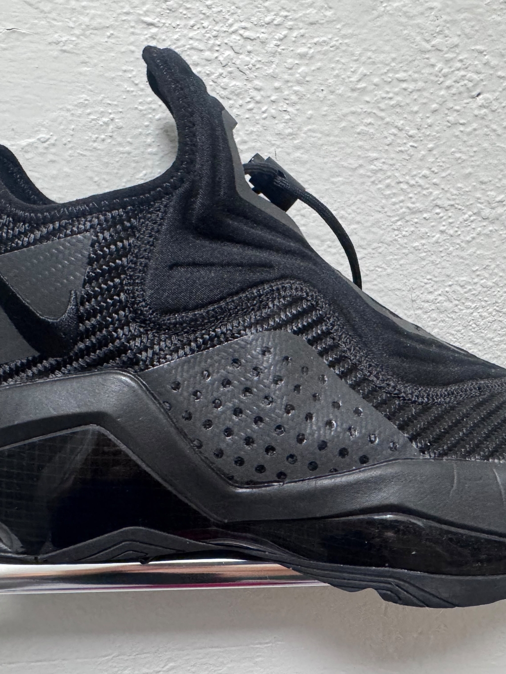 Men's Black Athletic Slip-On Trainer